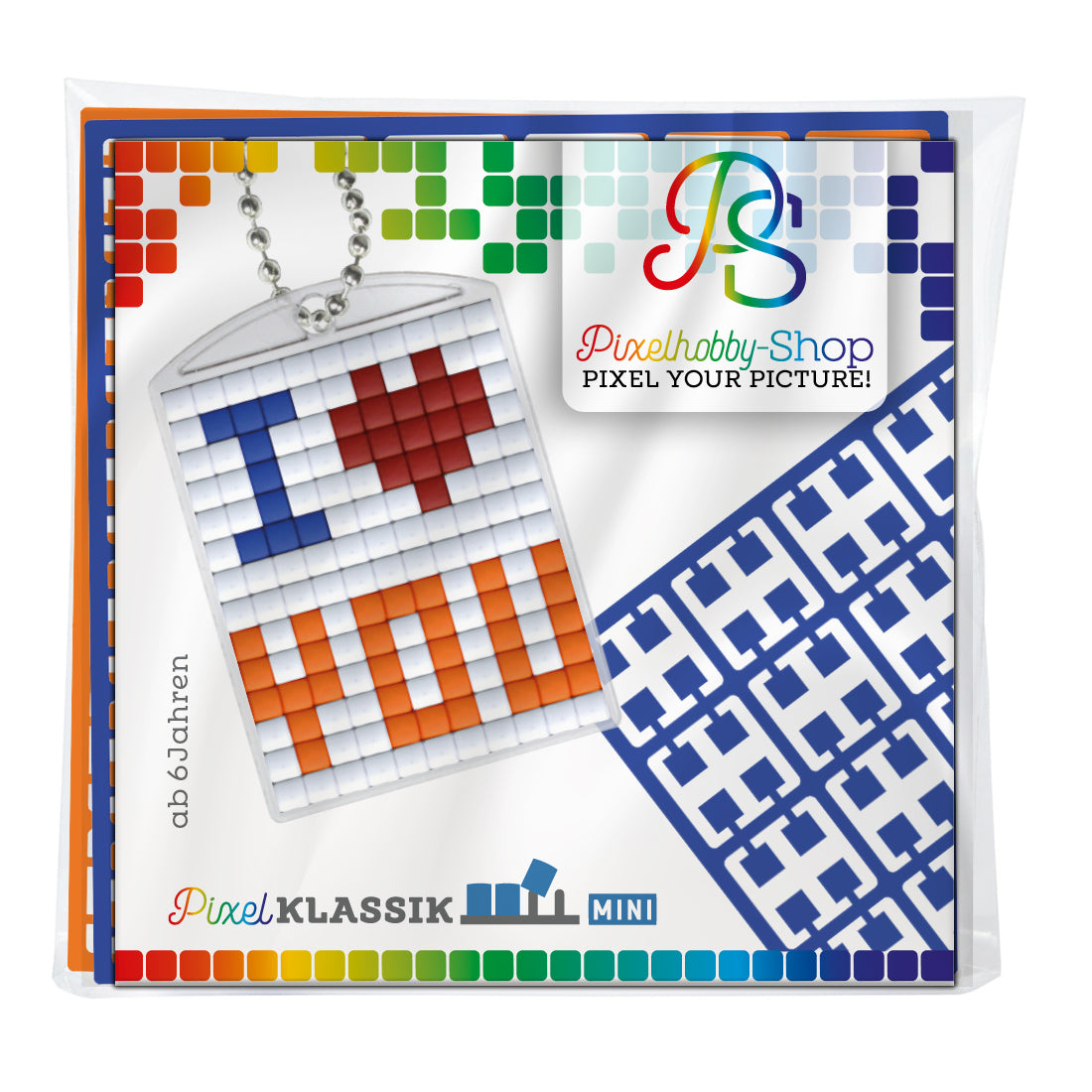 Pixelhobby Medallion Set - I Love You