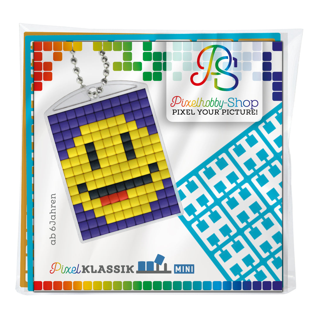 Pixelhobby Medaillon Set - Smiley