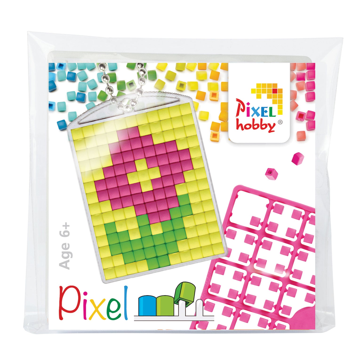 Pixelhobby Medaillon Set - Blume