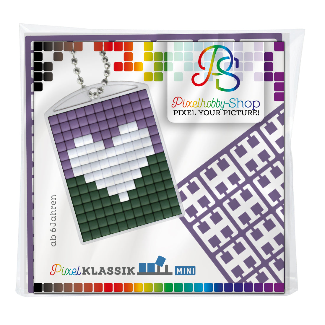 Pixelhobby Medaillon Set - Herz