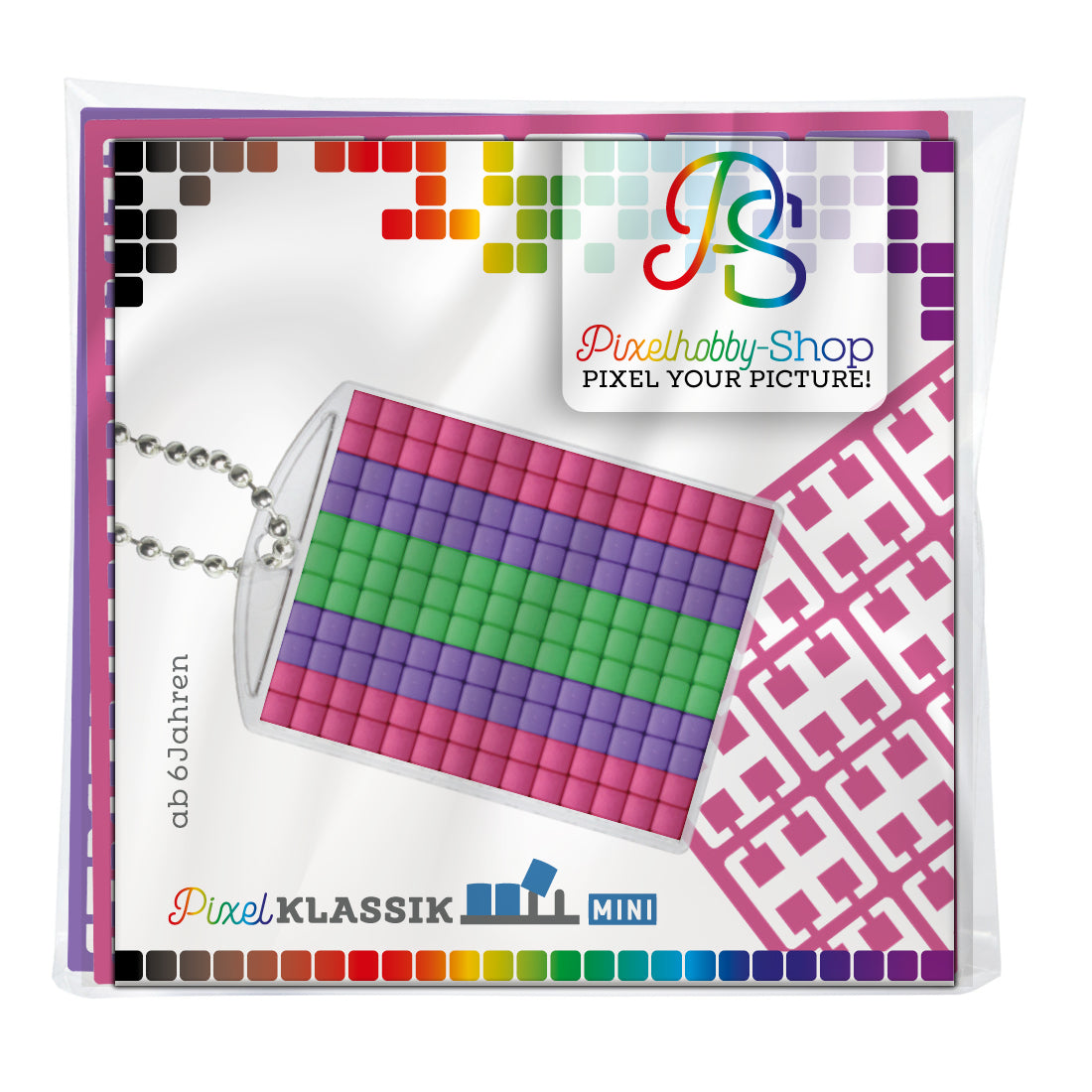 Pixelhobby Medaillon Set - LGBTQ - Trigender