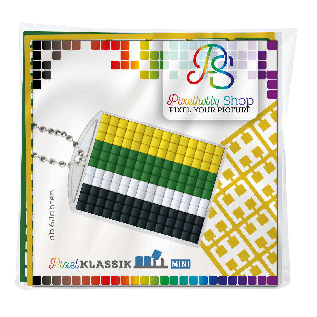 Pixelhobby Medaillon Set - LGBTQ - Skoliosexual / Skoliosexuell / Ceterosexuell