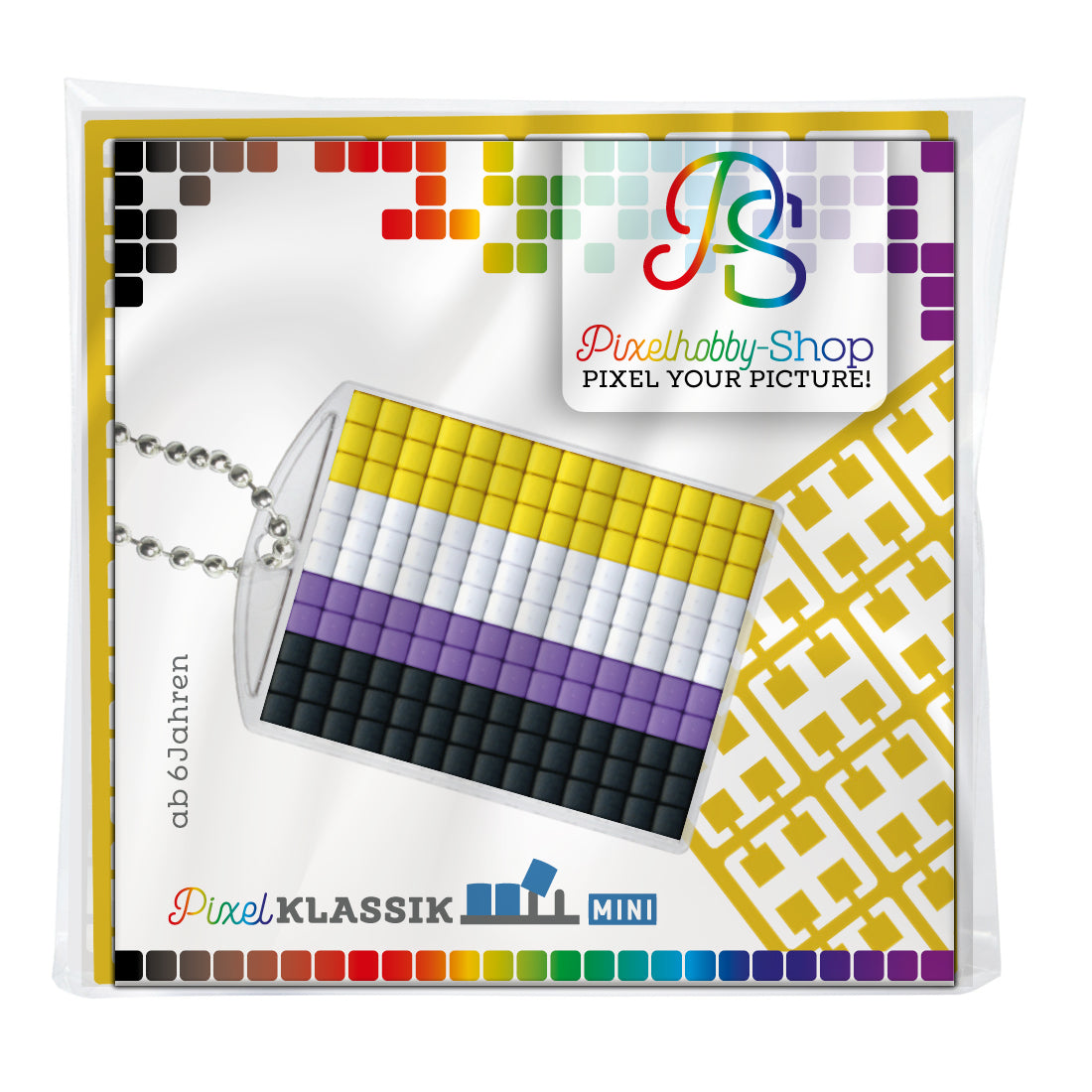 Pixelhobby Medallion Set - LGBTQ - Nonbinary