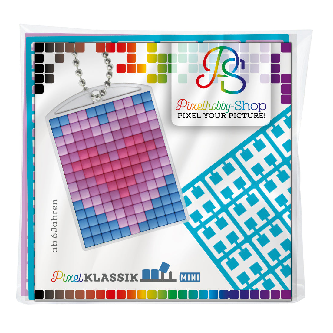 Pixelhobby Medaillon Set - Herz 41