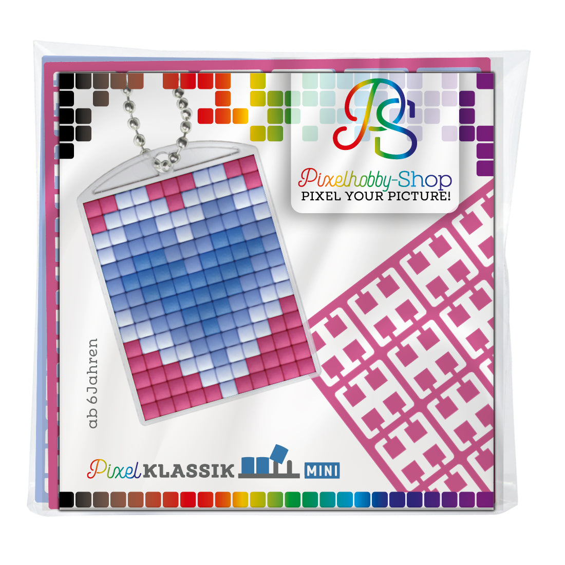 Pixelhobby Medaillon Set - Herz