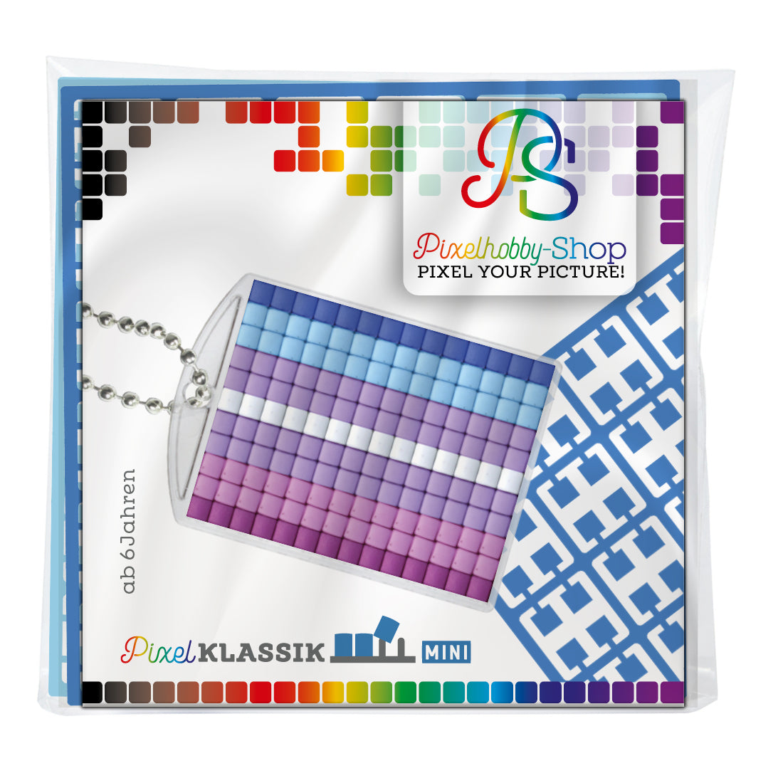 Pixelhobby Medaillon Set - LGBTQ - Bigender