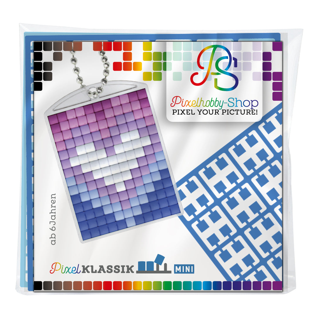 Pixelhobby Medaillon Set - Herz 47