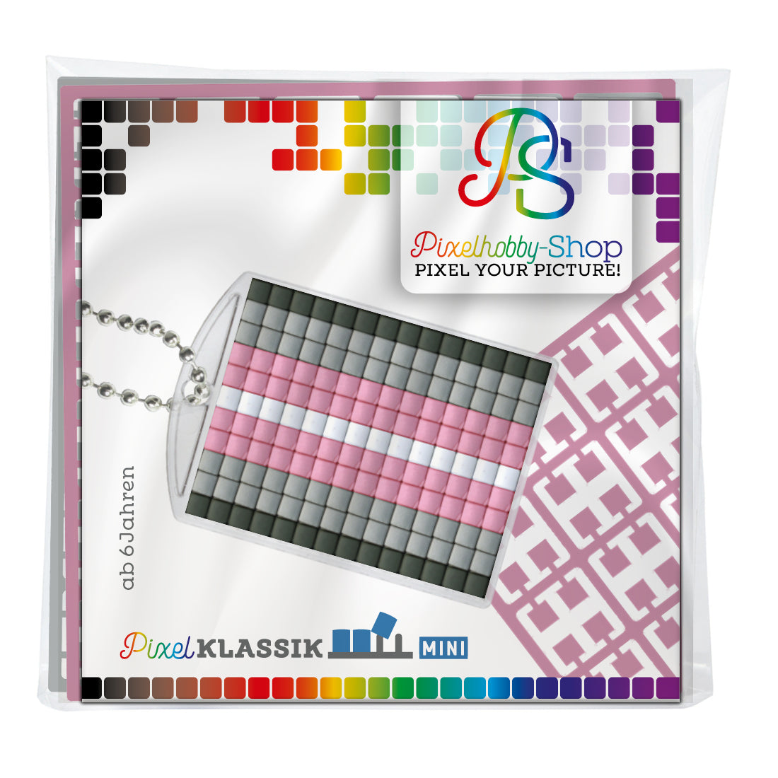 Pixelhobby Medaillon Set - LGBTQ - Demigirl