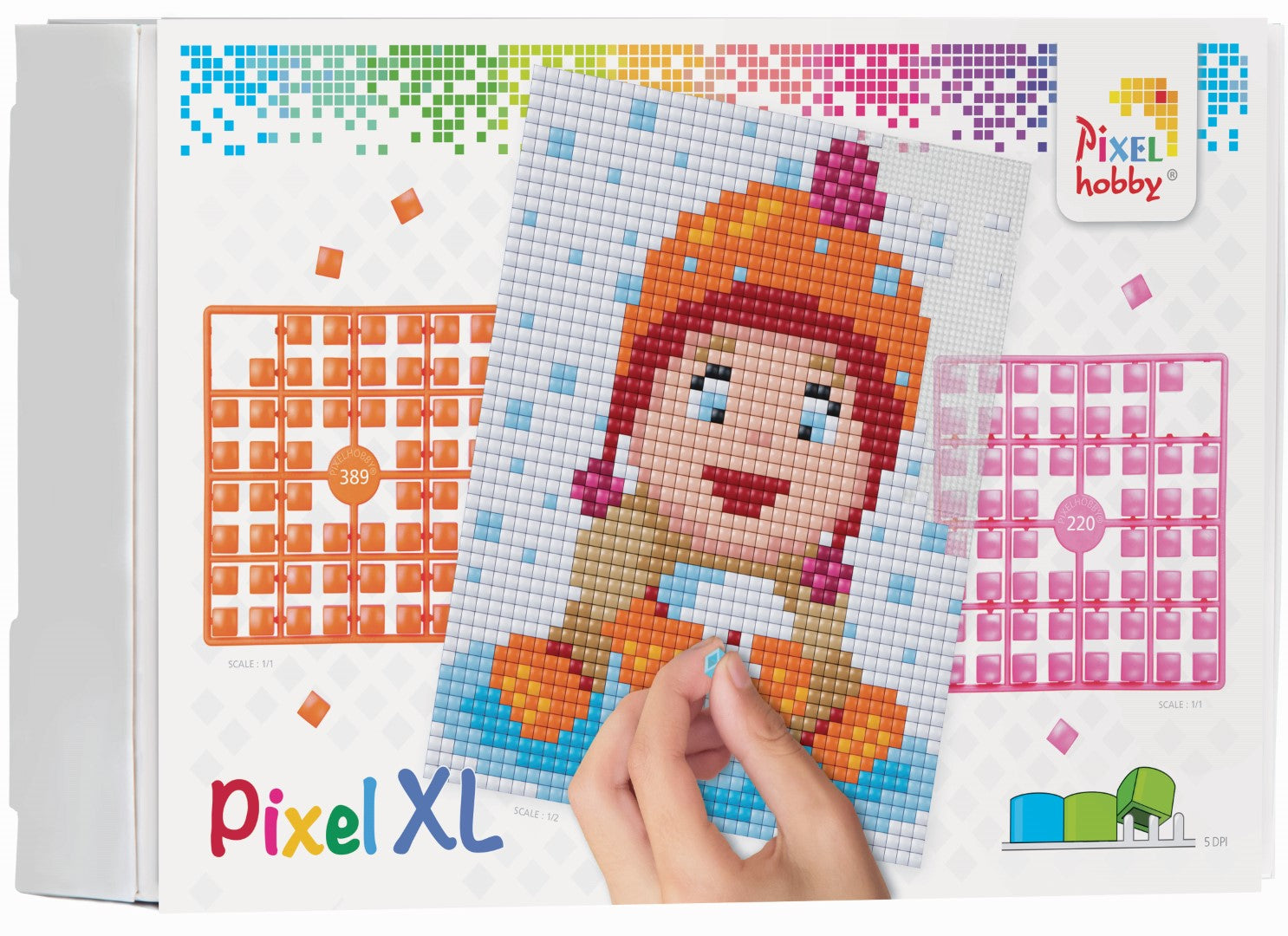 Pixelhobby XL 4BP Set - Schneeball machen
