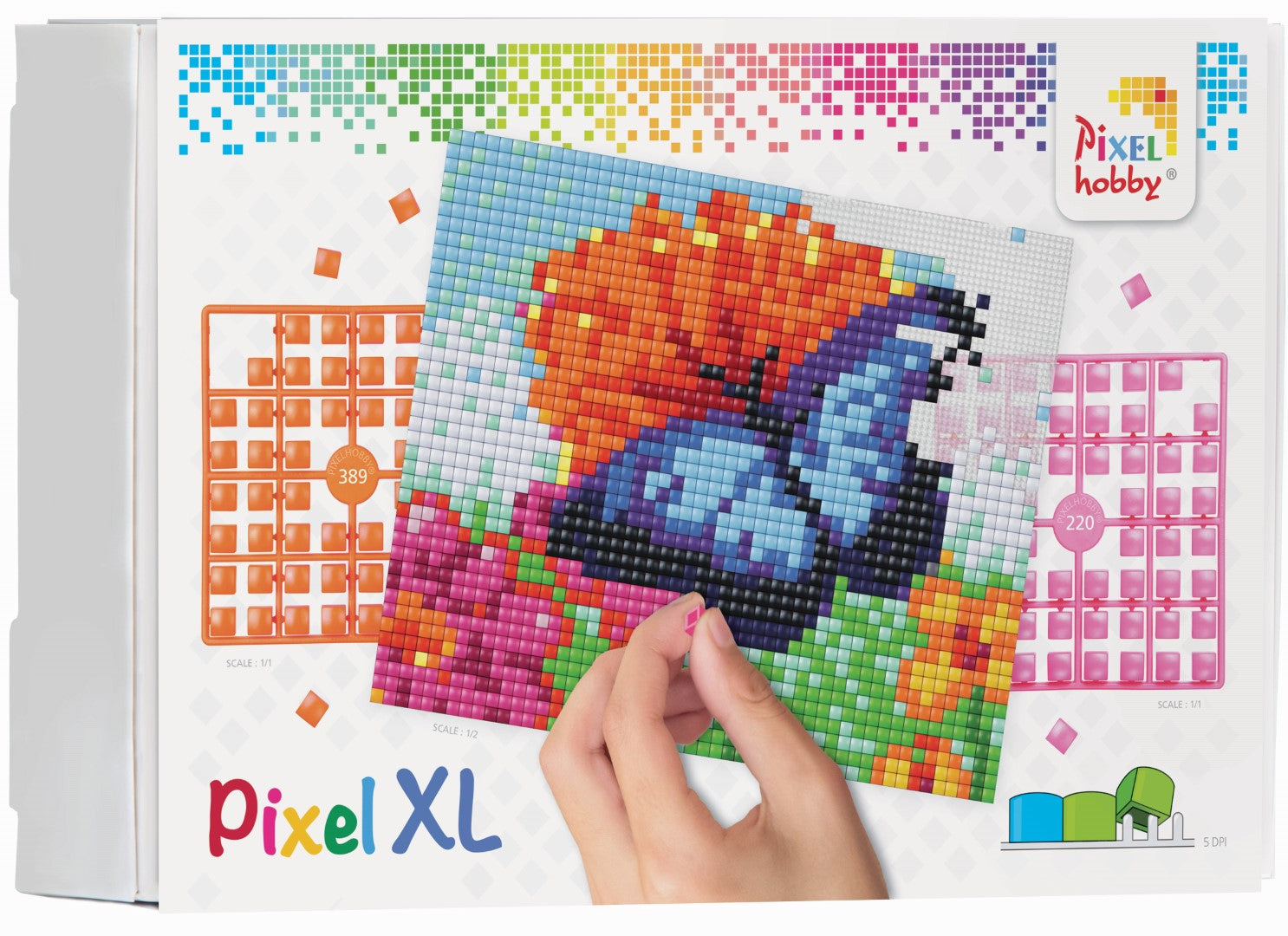 Pixelhobby XL 4BP Set - blauer Schmetterling