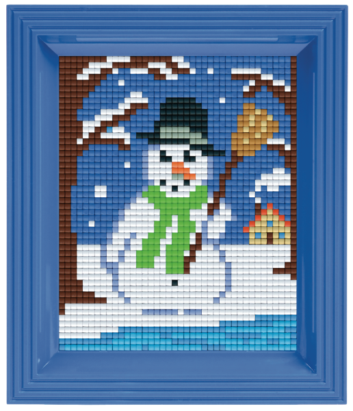 Pixelhobby Klassik Geschenkset - Schneemann