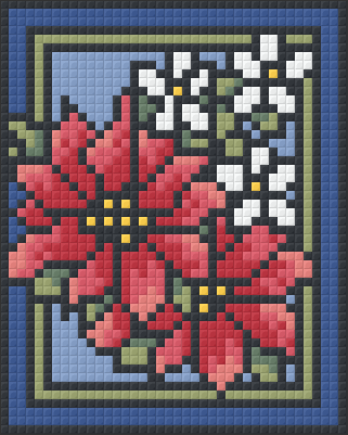 Pixelhobby Klassik Vorlage - Weihnachtsstern