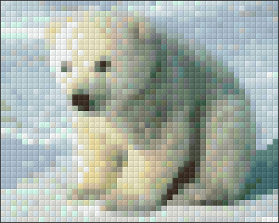 Pixelhobby Klassik Vorlage - Eisbärchen