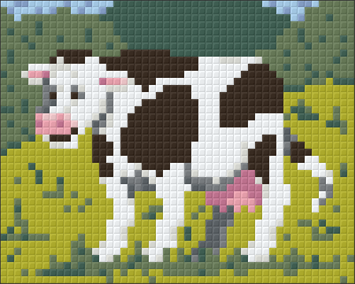 Pixelhobby Klassik Vorlage - Kuh