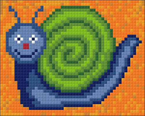 Pixelhobby Klassik Vorlage - Schnecke