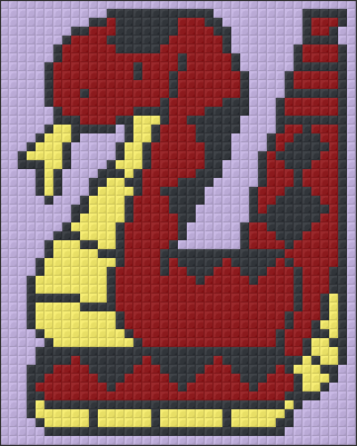 Pixelhobby Klassik Vorlage - Schlange