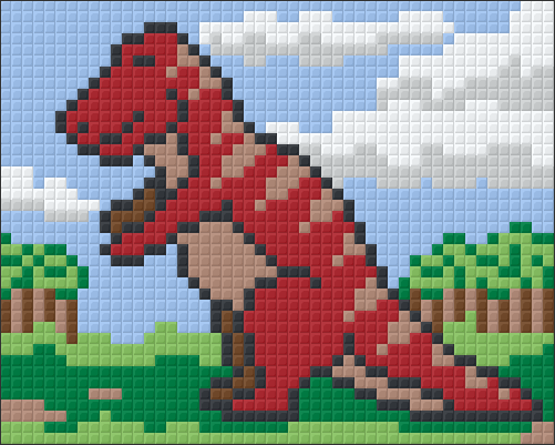 Pixelhobby Klassik Vorlage - T-Rex