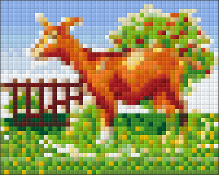 Pixelhobby Klassik Vorlage - Bauernhof Ziege