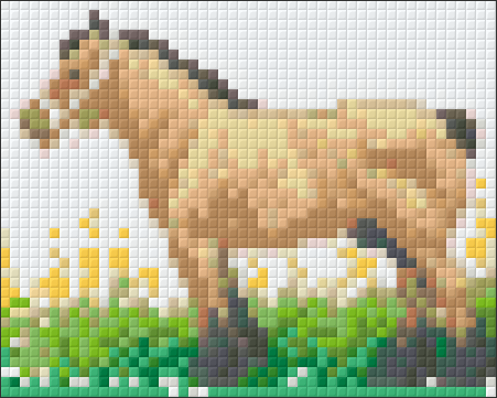 Pixelhobby Klassik Vorlage - Bauernhof Pferd
