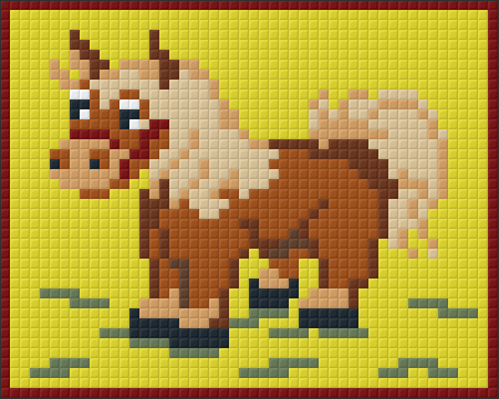 Pixel hobby classic template - horse