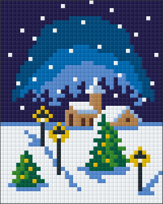 Pixel Klassik Set - Weihnachtskirche
