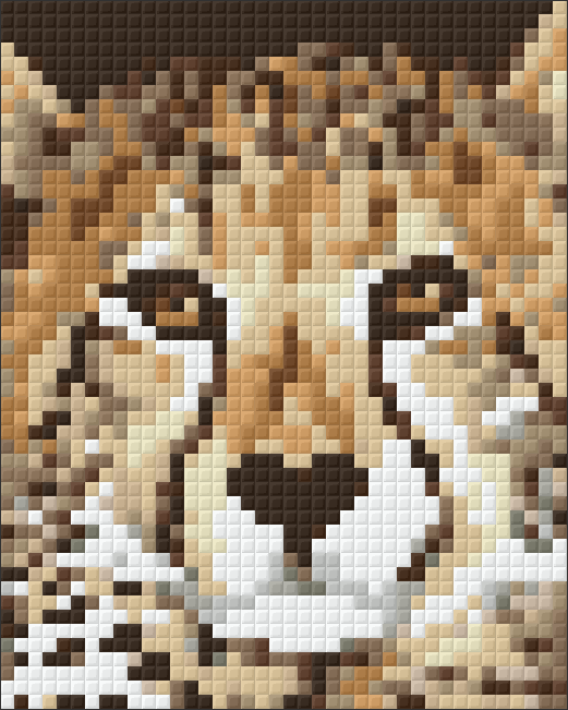 Pixelhobby Klassik Vorlage - Baby Cheetah