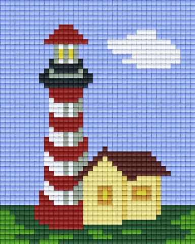 Pixelhobby Klassik Vorlage - Leuchtturm