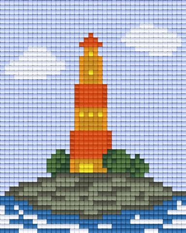 Pixelhobby Klassik Vorlage - Leuchtturm