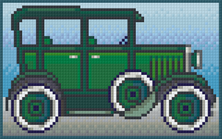 Pixelhobby Klassik Set - Oldtimer grün