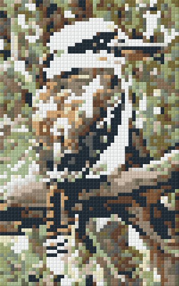 Pixelhobby Klassik Vorlage - Kookaburra