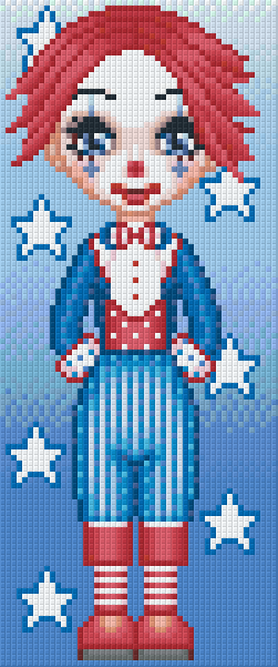 Pixelhobby Klassik Vorlage - Clown Louis