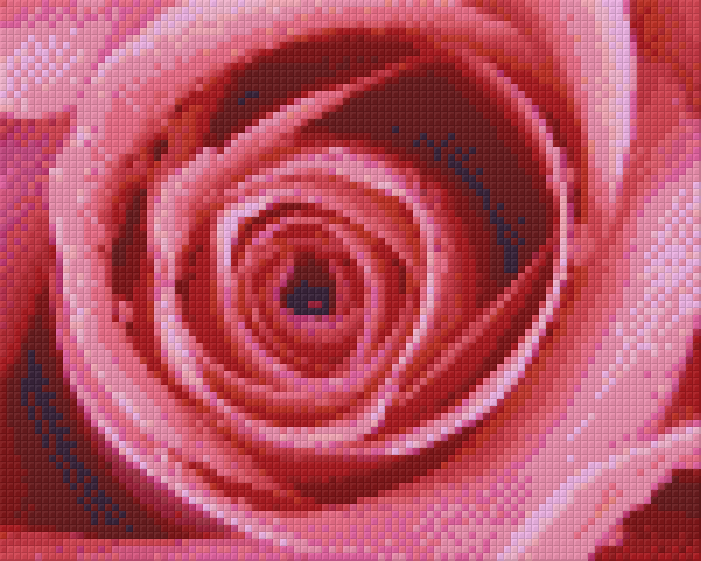 Pixelhobby Klassik Vorlage - Rote Rose