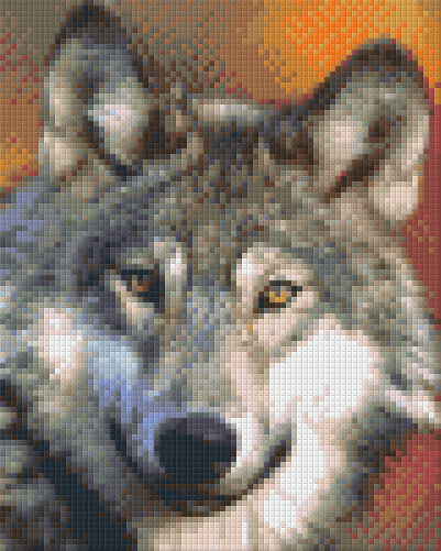 Pixelhobby Klassik Vorlage - Wolf