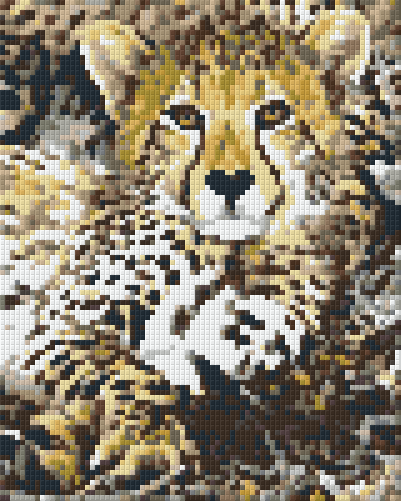 Pixelhobby Klassik Vorlage - Baby Gepard