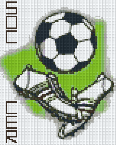 Pixelhobby Klassik Vorlage - Fußball