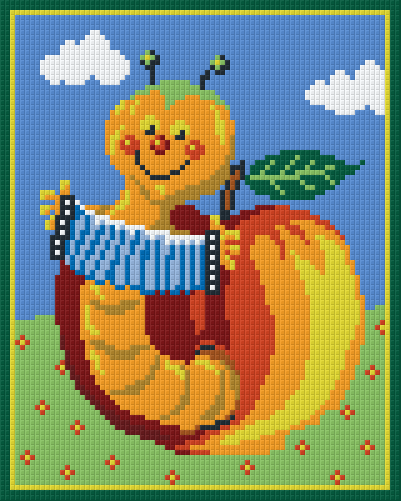 Pixelhobby Klassik Vorlage - Würmchen