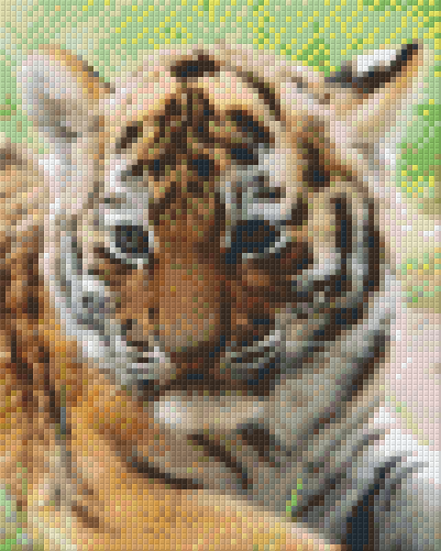Pixelhobby Klassik Vorlage - Sibirisches Tigerbaby