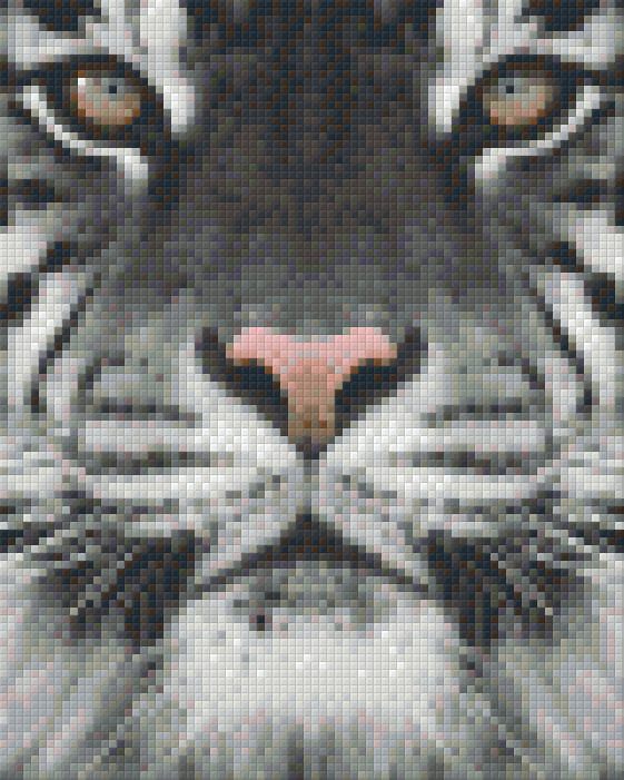 Pixel hobby classic template - tiger head
