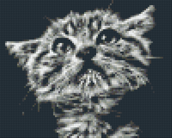 Pixelhobby Klassik Vorlage - Erschrocken