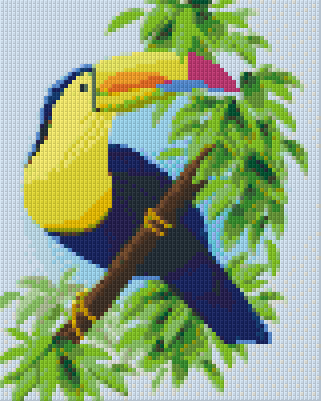 Pixelhobby Klassik Vorlage - Tukan