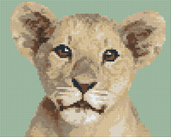 Pixelhobby Klassik Vorlage - Tigerbaby