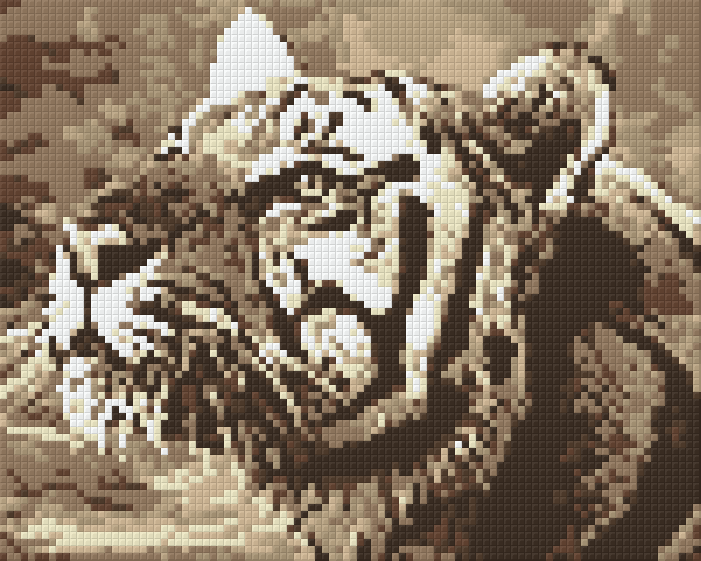 Pixelhobby Klassik Vorlage - Bengalischer Tiger