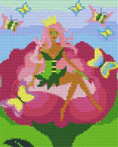 Pixel hobby classic template - princess with flower