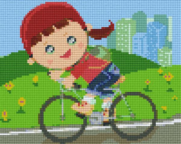 Pixelhobby Klassik Vorlage - Radfahren