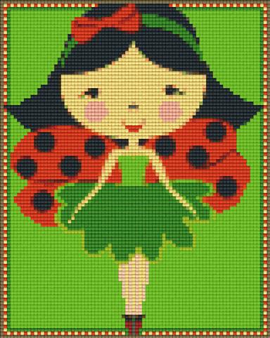 Pixel hobby classic set - ladybug girl