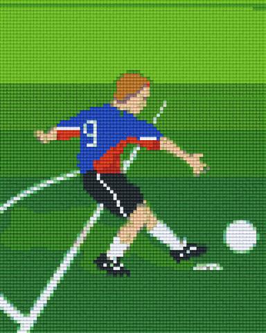 Pixelhobby Klassik Vorlage - Fussballer