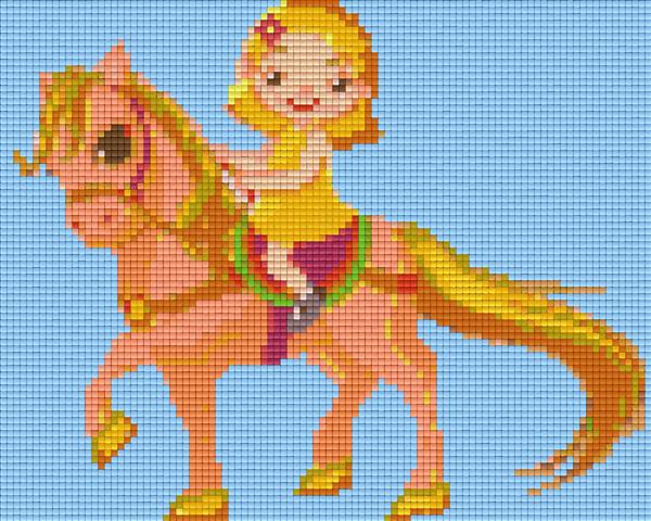 Pixelhobby Klassik Vorlage - Ponyreiten