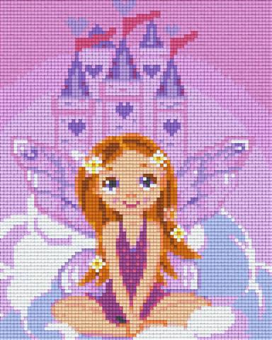 Pixel hobby classic template - princess fairy with castle