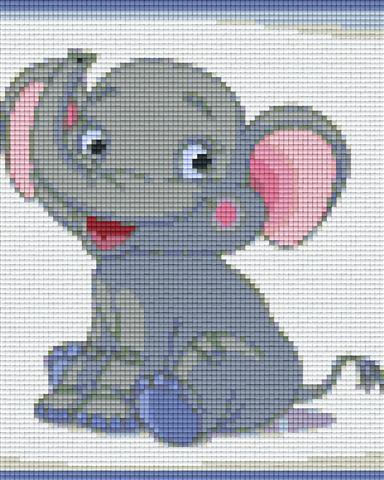 Pixelhobby Klassik Vorlage - Elefant