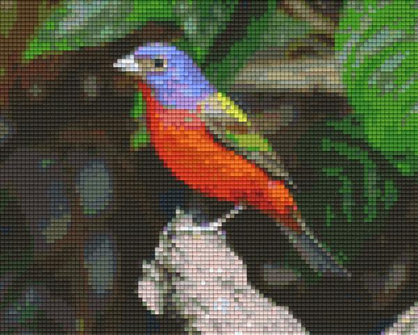 Pixelhobby Klassik Vorlage - Vogel auf Zweig